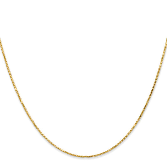 Buy 14K Gold 24-Inch Diamond-Cut Wheat Chain - Stylish & Affordable Luxury!