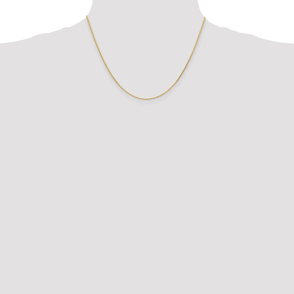 Shop 14K Gold 18-Inch Diamond-Cut Wheat Chain - Stylish & Affordable Jewelry
