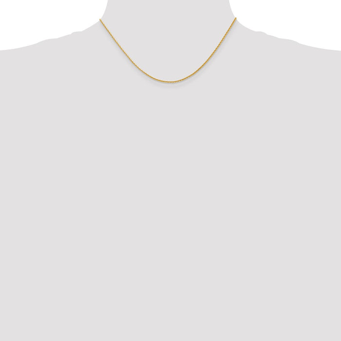 High-Quality 14K Gold 16-Inch Diamond-Cut Wheat Chain - Stylish & Affordable!-4