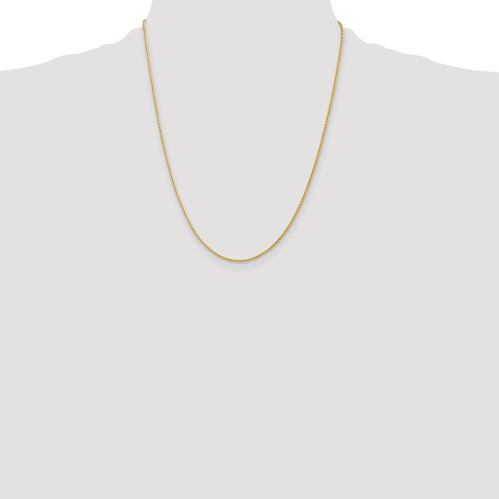 Buy 14K Gold 22-Inch Diamond-Cut Parisian Wheat Chain - Stylish & Durable!