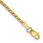 Shop 14K Gold Diamond-Cut Parisian Wheat Bracelet - 8-Inch, 1.9mm, Stylish!-7