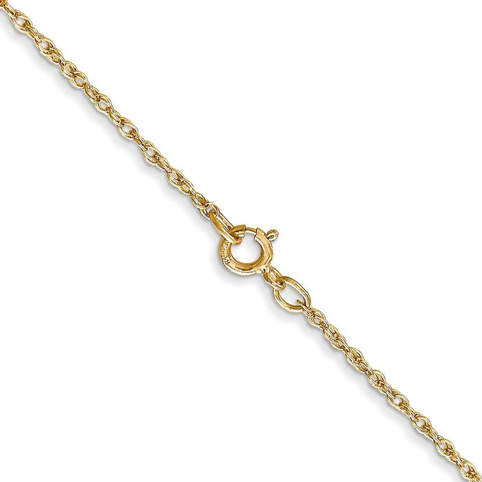 Shop 14K Gold 26-Inch 0.8mm Light Baby Rope Chain - Stylish Value Accessory-3