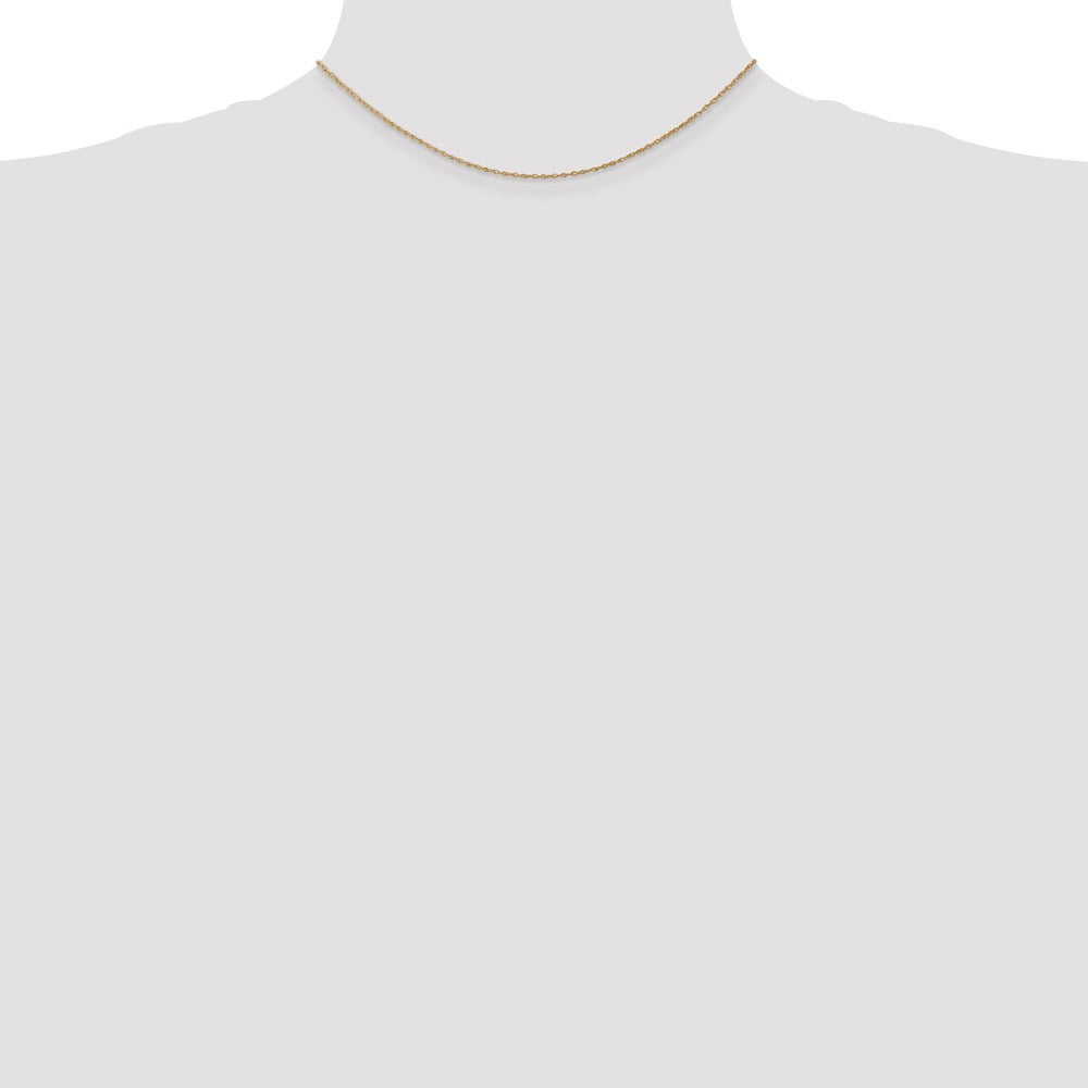 Shop Stylish 14K Gold 14-Inch 0.8mm Light Baby Rope Chain - Luxury Value
