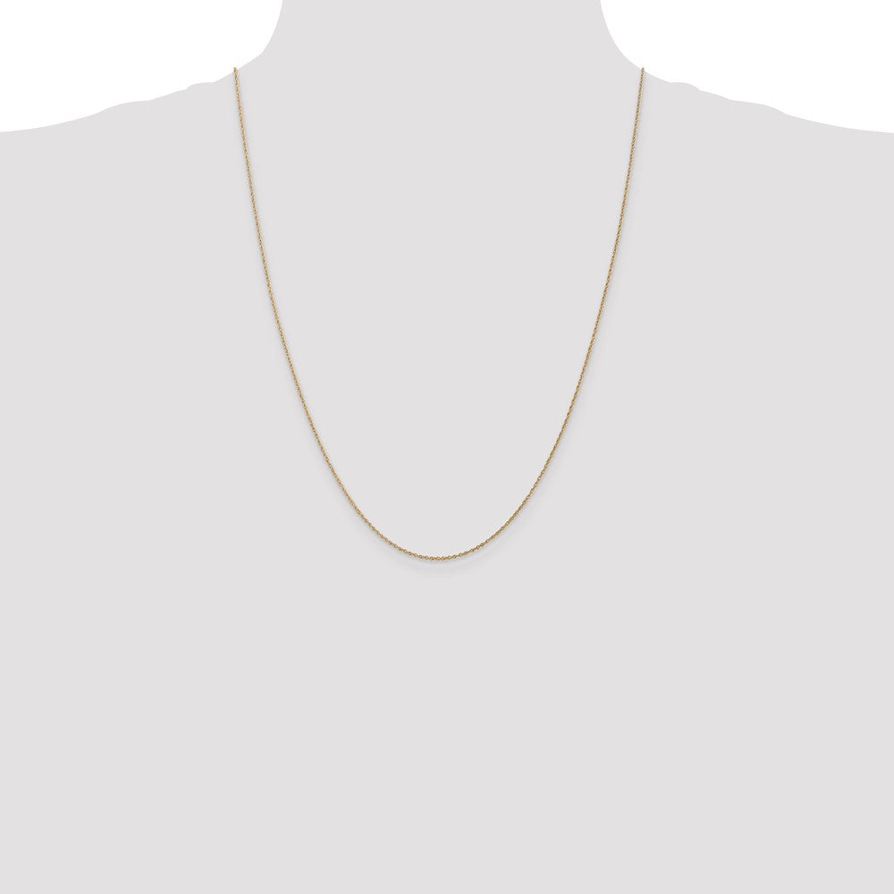 Buy Stylish 14K Gold 24-Inch Light Baby Rope Chain - .8mm, Affordable Price!