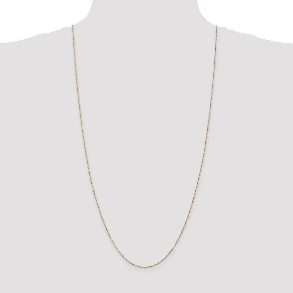 Shop Stylish 14K Gold 30-Inch 0.8mm Light Baby Rope Chain - Luxury Accessory!