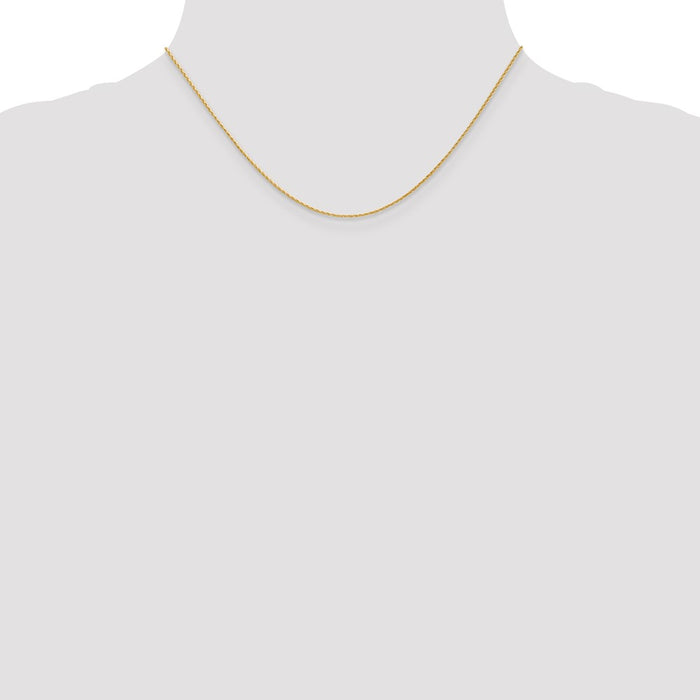 Shop Exclusive 14K Gold 16-Inch 1mm Round Parisian Wheat Chain - Stylish Value!-4