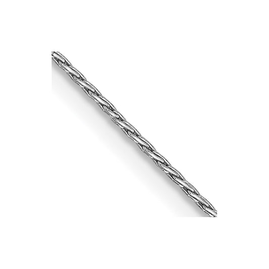 Buy Stylish 14K White Gold 16-Inch Wheat Chain, 0.7mm Design, Luxury Value
