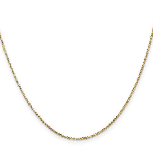 Buy Exclusive 14K Gold 20-Inch Rolo Chain, 1.15mm, Stylish Lobster Clasp