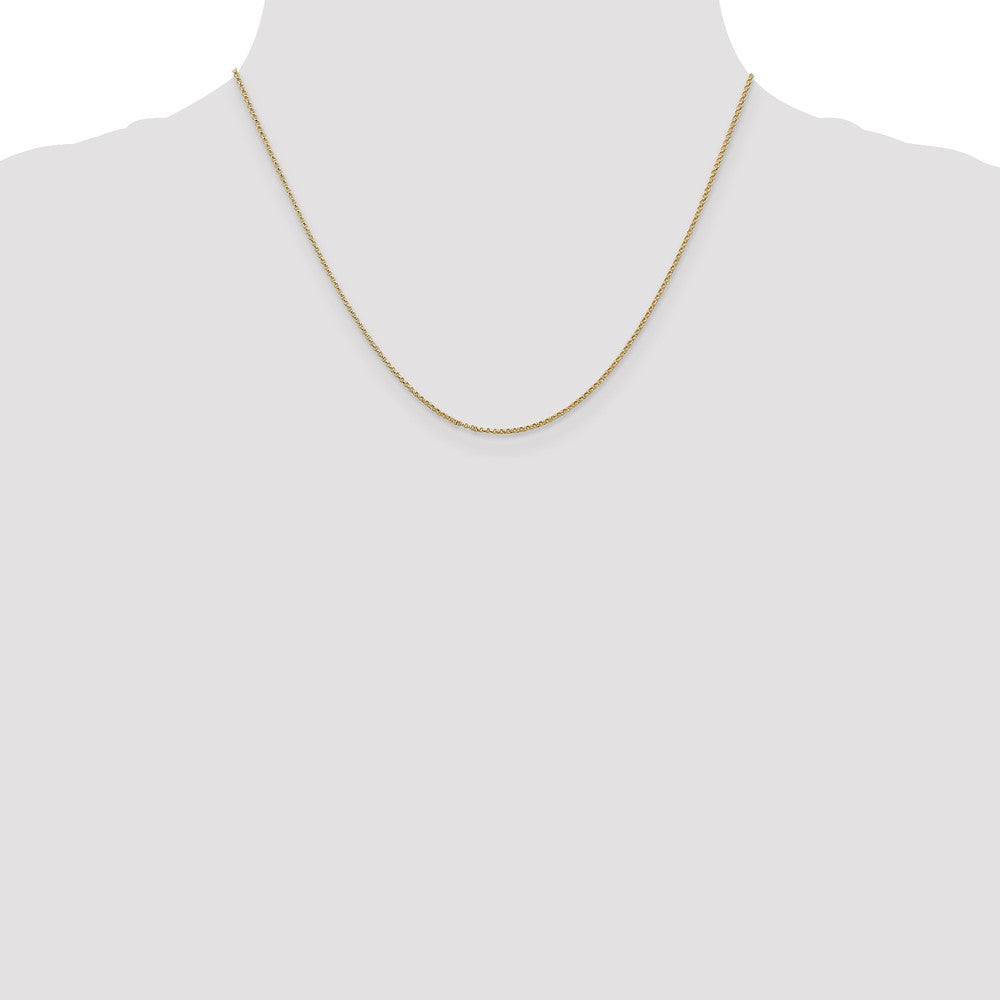 Shop 14K Gold 18-Inch 1.15mm Rolo Chain with Lobster Clasp - Stylish Value!