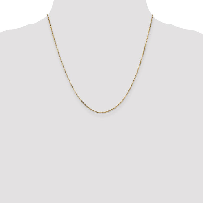 Buy Exclusive 14K Gold 20-Inch Rolo Chain, 1.15mm, Stylish Lobster Clasp-4