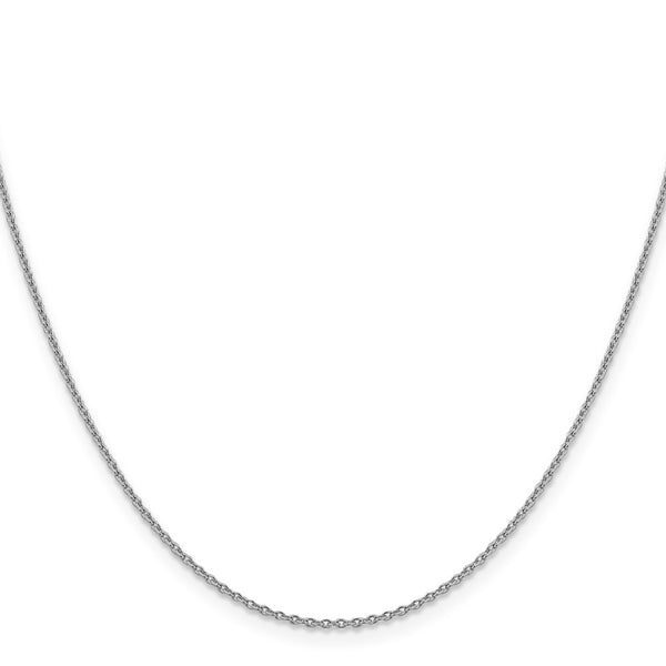 14K White Gold 24-Inch Forzantine Chain - 1.4mm