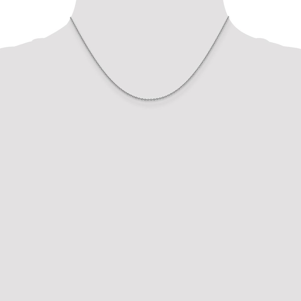 Buy Stylish 14K White Gold Forzantine Cable Chain - 16-Inch, 1.4mm