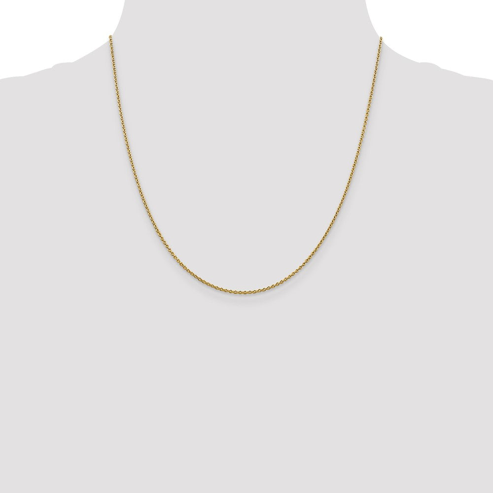 Buy 14K Gold 20-Inch Forzantine Cable Chain, 1.4mm - Stylish & Durable