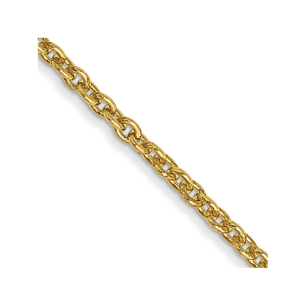 14K Gold 24-Inch Forzantine Chain