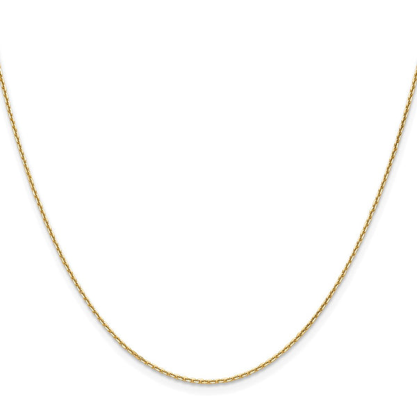 14K Gold 1.2mm Diamond Cut Cable Chain - Style GR1-1017335