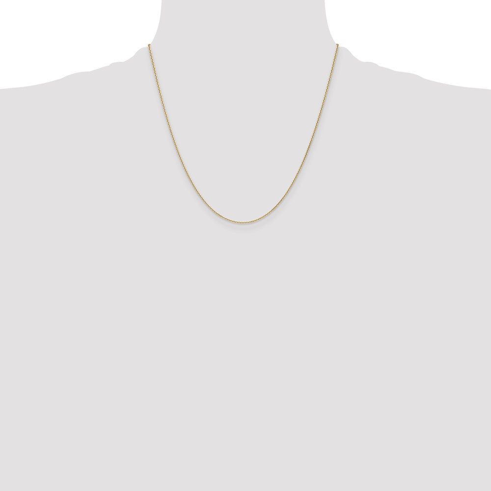 Shop Stylish 14K Gold 1.2mm Diamond Cut Cable Chain - Affordable Luxury Jewelry