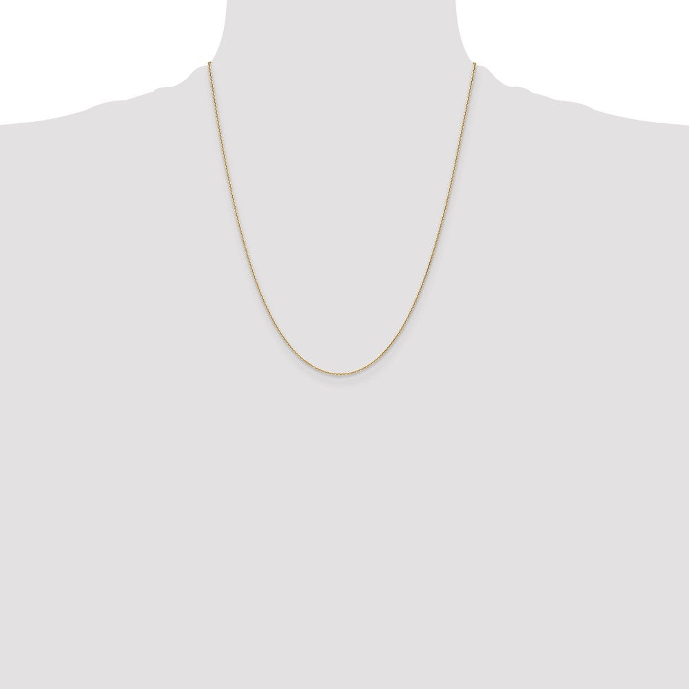 Buy 14K Gold 1.2mm Diamond Cut Cable Chain | Stylish & Affordable Luxury Jewelry
