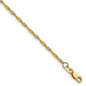 Shop Stylish 1.65mm Singapore Chain in 14K Yellow Gold - Luxury Rhodium Finish-1