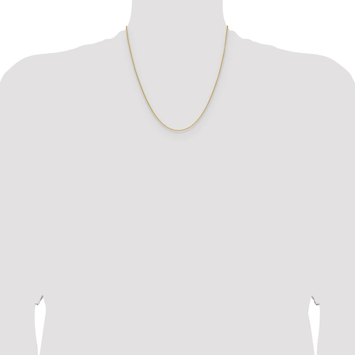 Shop 14K Gold 1.5mm Cable Chain Necklace - Stylish Luxury at Great Value!-4