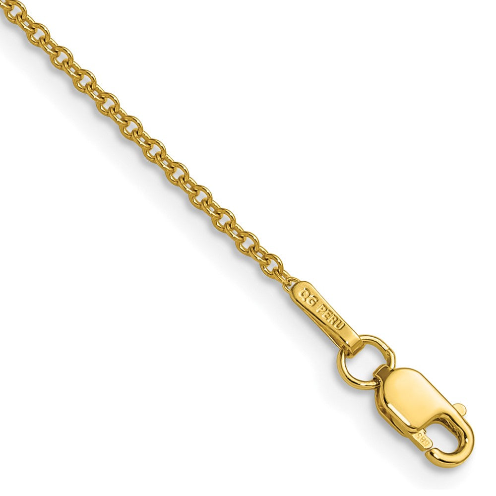 Shop 14K Gold 1.5mm Cable Chain Necklace - Stylish Luxury at Great Value!