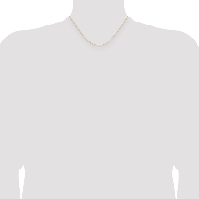 Shop Stylish 14K Gold Forzantine Cable Chain - 0.8mm, Affordable Luxury!-4