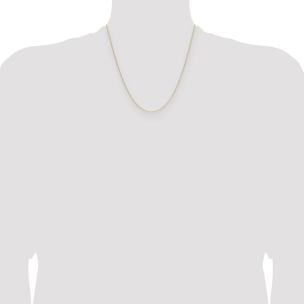 Buy 14K Gold 0.8mm Forzantine Cable Chain - Stylish Luxury Jewelry at Great Value