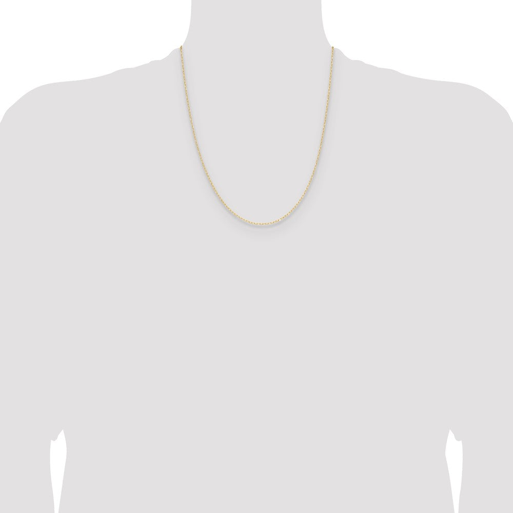 Exclusive 14K Gold 0.8mm Diamond Cut Forzantine Cable Chain - Stylish Value!