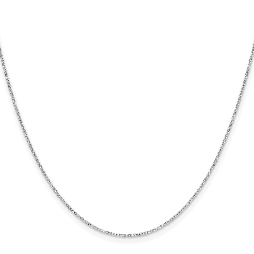 Shop Stylish 14K White Gold 1.0mm Diamond Cut Forzantine Cable Chain