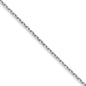 Shop Stylish 14K White Gold 1.0mm Diamond Cut Forzantine Cable Chain-2