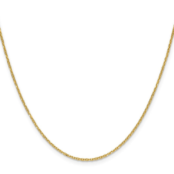14K Gold 1.4mm Diamond Cut Forzantine Cable Chain - Style GR1-1017393