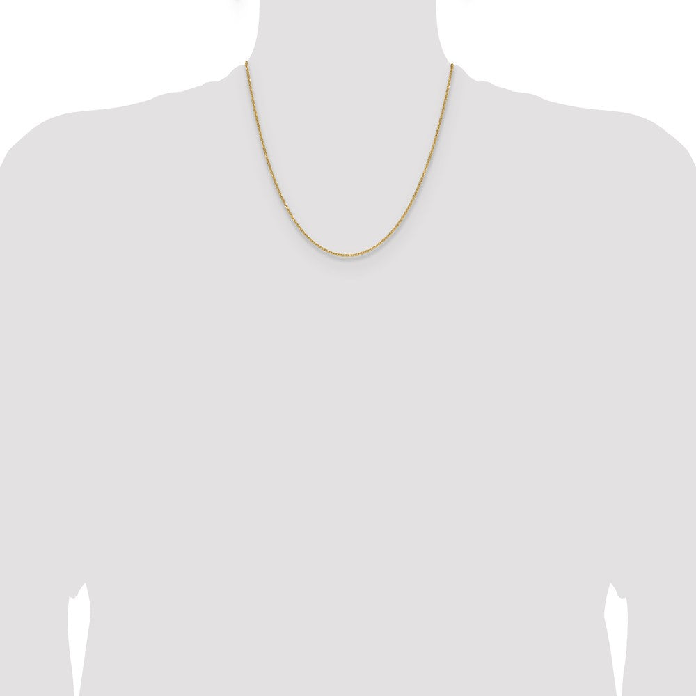 Buy Stylish 14K Gold 1.4mm Diamond Cut Forzantine Cable Chain - Luxury Value