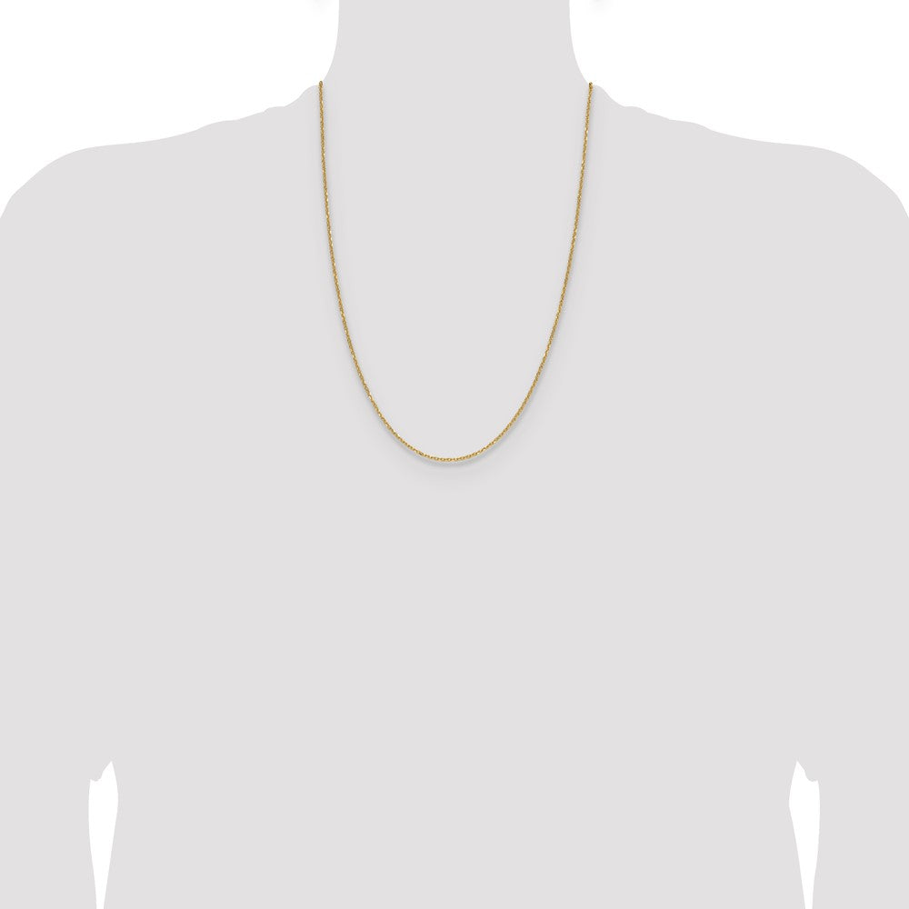 Buy Stylish 14K Gold 1.4mm Diamond Cut Forzantine Cable Chain - Luxury Quality