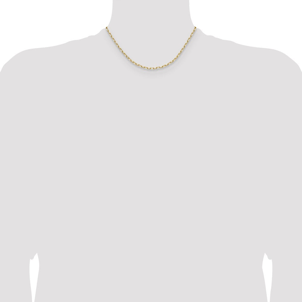 Shop Stylish 14K Solid Gold Beveled Paperclip Chain - 3.0mm Luxury Design