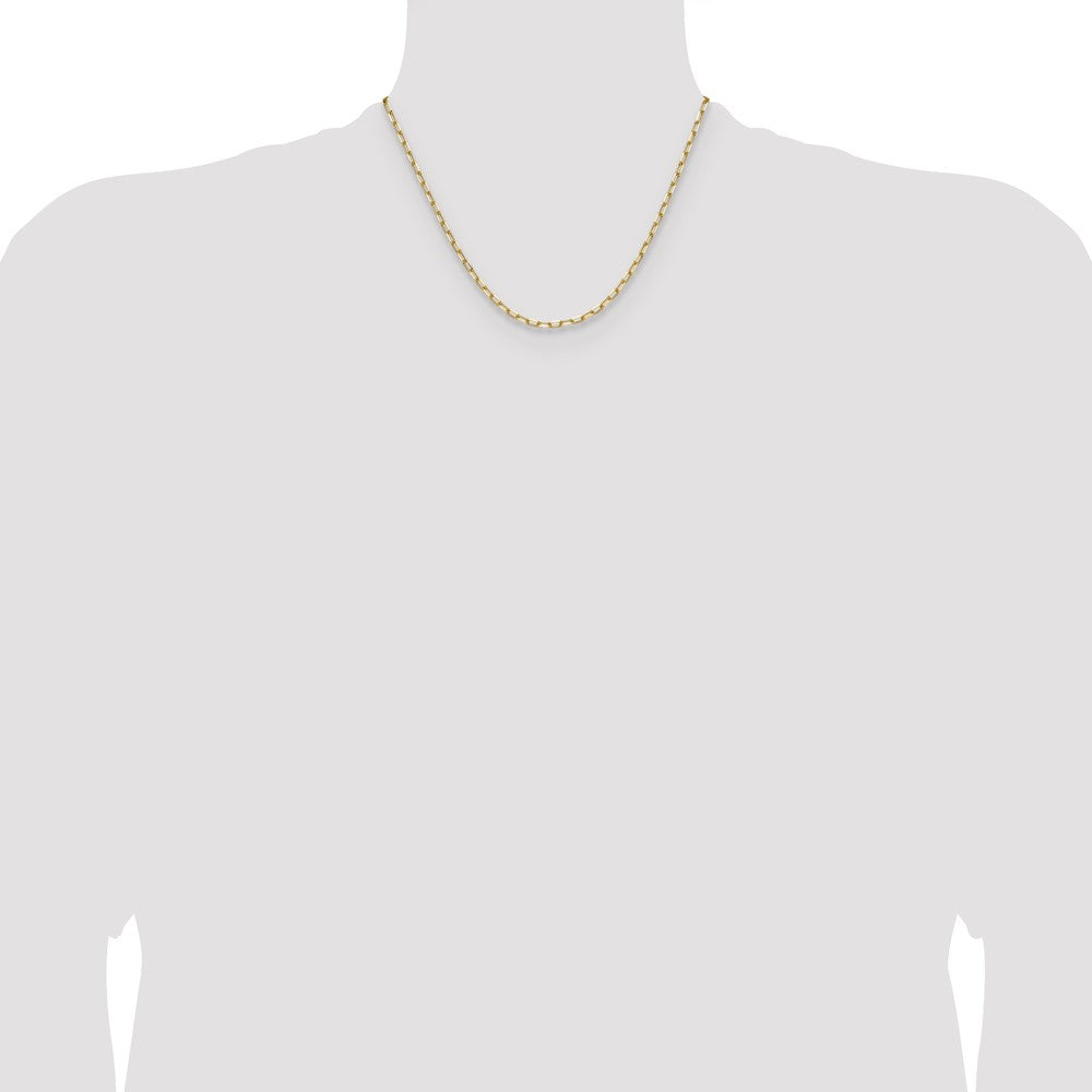 Exclusive 14K Gold 3.0mm Beveled Paperclip Chain | Stylish & Affordable Jewelry