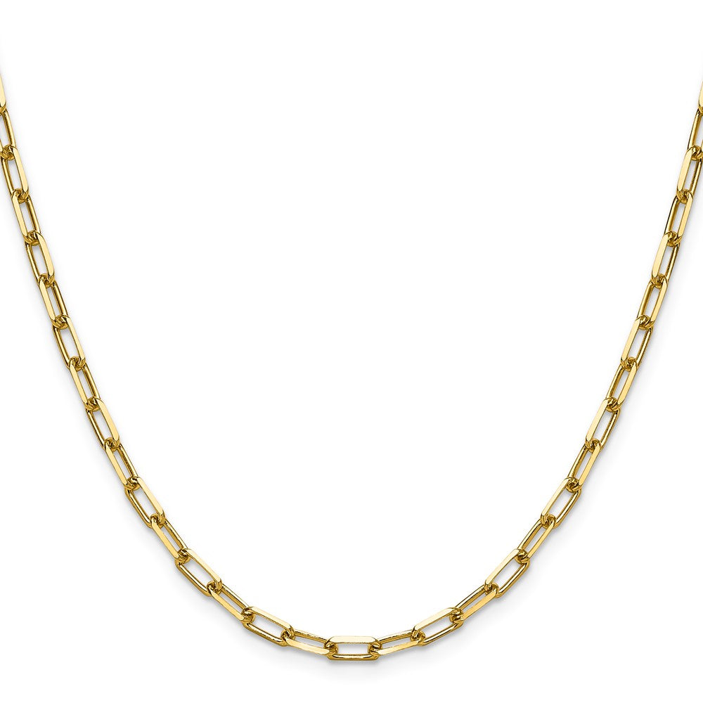 Shop Exclusive 14K Solid Gold Beveled Paperclip Chain - 3.5mm, Stylish Value!