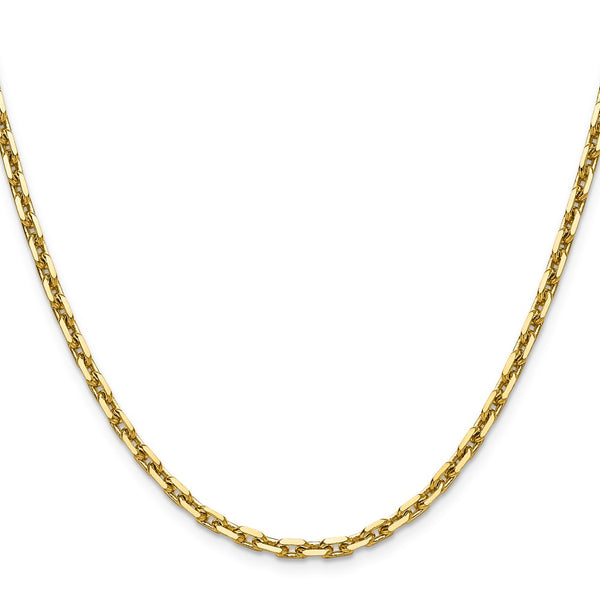 14K Gold 3.90mm Double Curb French Link Chain