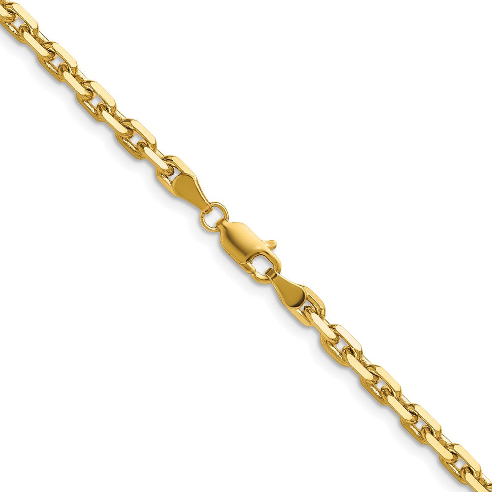 Shop Exclusive 14K Gold 3.90mm Double Curb French Link Chain at Affordable Price