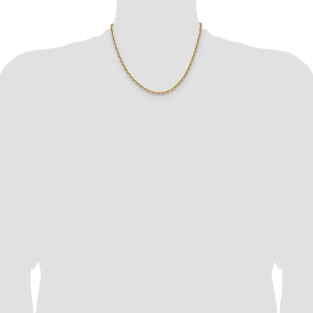 Shop Stylish 14K Gold 3.90mm Double Curb French Link Chain - Luxury Appeal