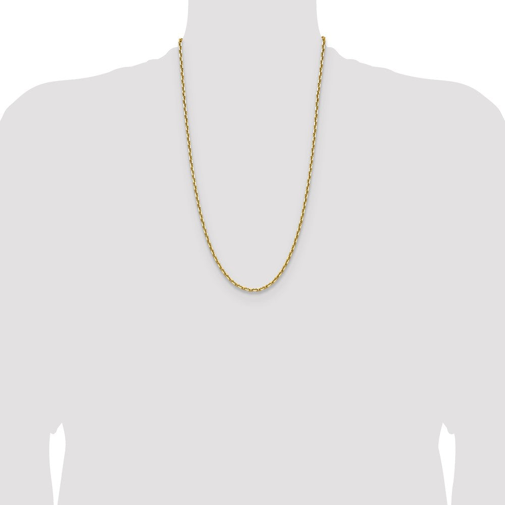 Shop Stylish 14K Gold 3.90mm Double Curb French Link Chain at Affordable Prices
