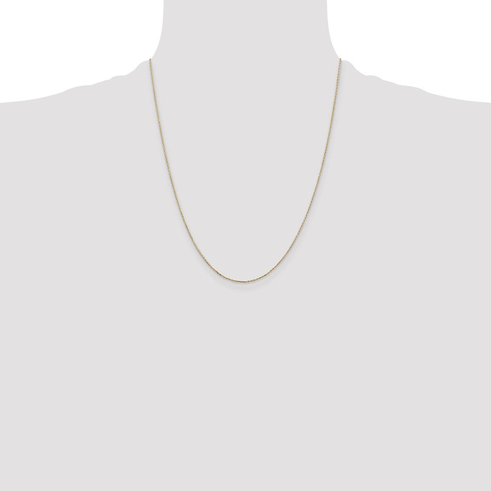 Exclusive 14K Gold 22-Inch Diamond-Cut Cable Chain - Stylish & Affordable