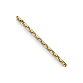 Buy Exclusive 14K Gold 22-Inch Diamond-Cut Cable Chain - Stylish & Affordable