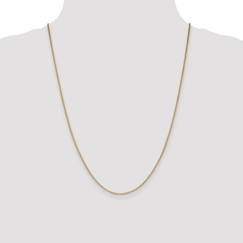 Exclusive 14K Gold 24-Inch 1.5mm Lightweight Anchor Link Chain - Stylish Value