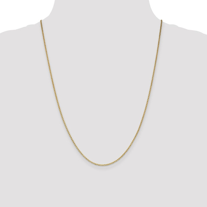 Exclusive 14K Gold 24-Inch 1.5mm Lightweight Anchor Link Chain - Stylish Value-4