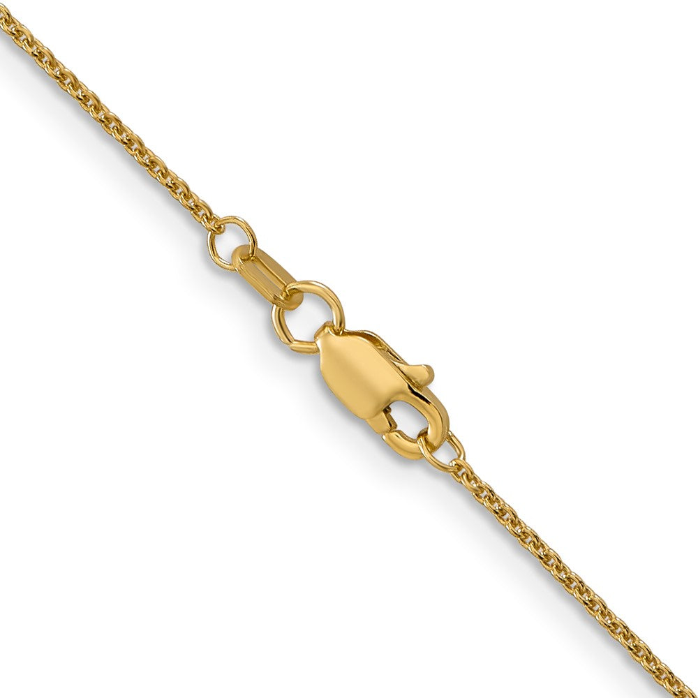 Shop Stylish 24-Inch 14K Gold Cable Chain - 1mm Open Link with Lobster Clasp