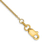 Shop Stylish 14K Gold 10-Inch 1mm Round Link Anklet - Luxury Design, Great Value!-5