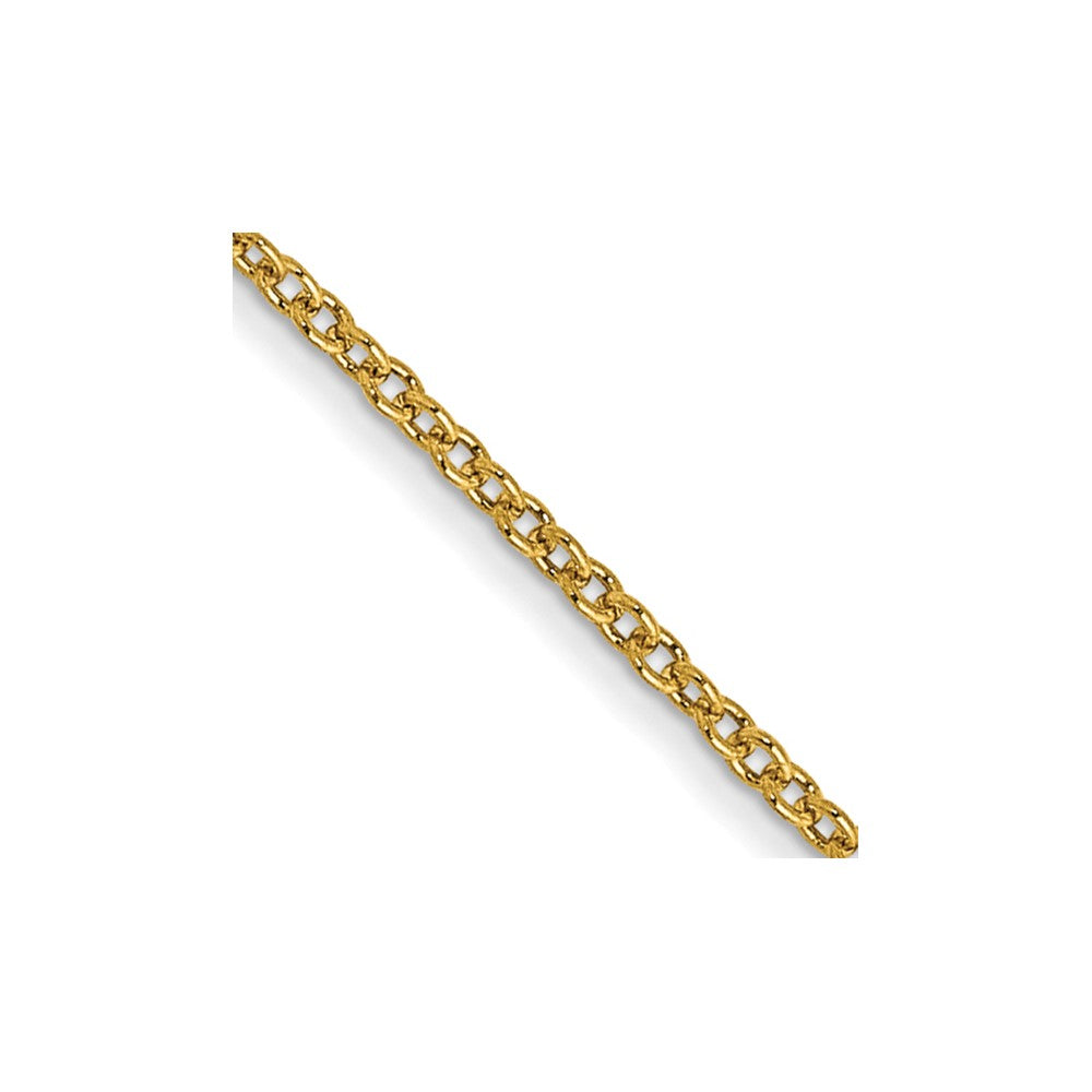 High-Quality 14K Gold 26-Inch 1mm Cable Chain - Stylish Lobster Clasp Value