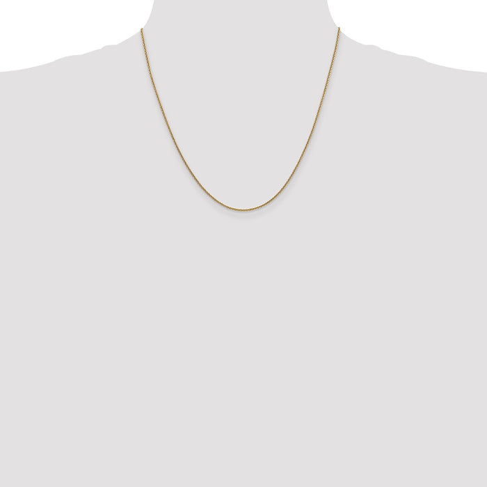 Buy Exclusive 14K Gold 20-Inch Round Open Link Cable Chain - Stylish 1.4mm-4