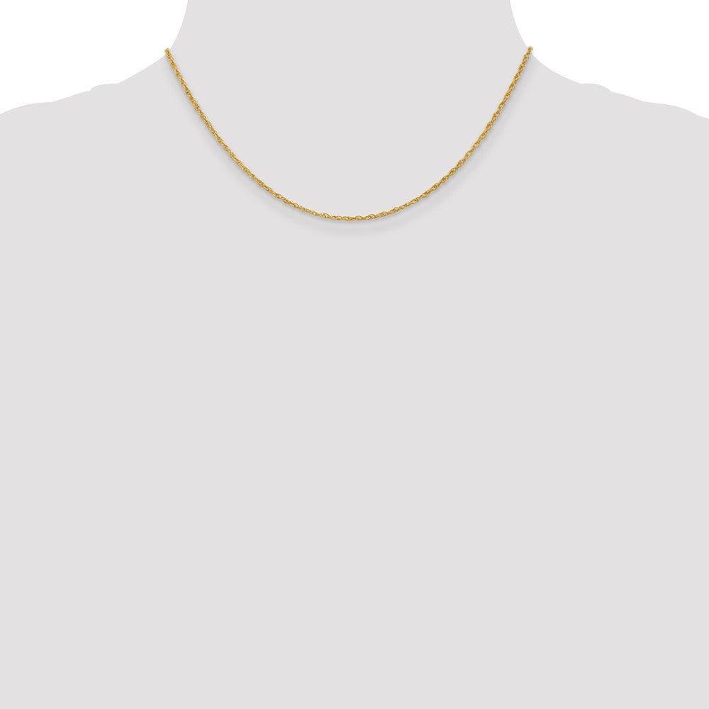 Buy 14K Gold 16-Inch Baby Rope Chain - Stylish 1.3mm Heavy Design