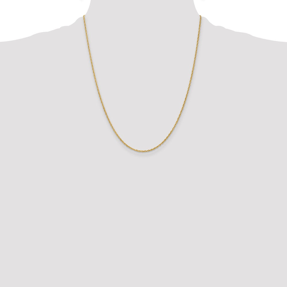 Shop Stylish 14K Gold 22-Inch 1.3mm Heavy Baby Rope Chain - Luxury Value!