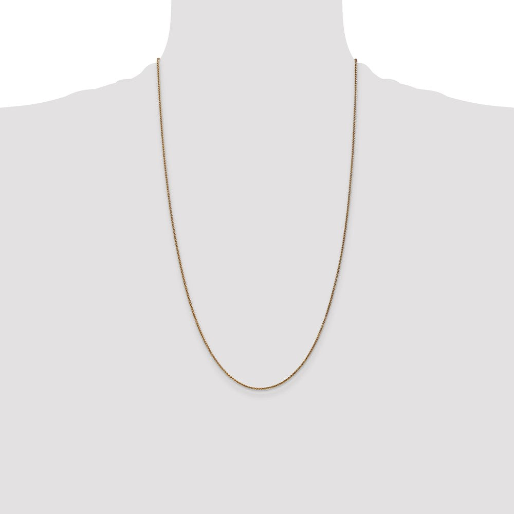 Shop Exclusive 14K Gold 26-Inch Diamond-Cut Spiga Chain - Stylish & Affordable